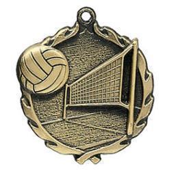 Wreath Volleyball Medal - PDU CAT