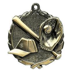 Wreath Baseball Medal - PDU CAT