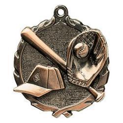 Wreath Baseball Medal - PDU CAT