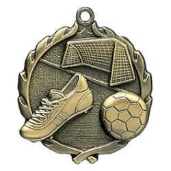 Wreath Soccer Medal - PDU CAT