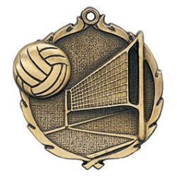 Wreath Volleyball Medal - PDU CAT