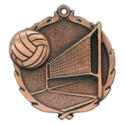 Wreath Volleyball Medal - PDU CAT