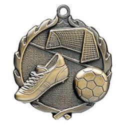 Wreath Soccer Medal - PDU CAT