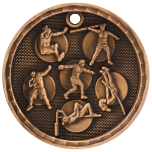 3D Track Medal - JDS