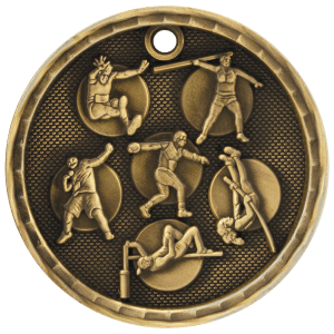 3D Track Medal - JDS