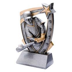 3D Star Baseball Resin Trophy
