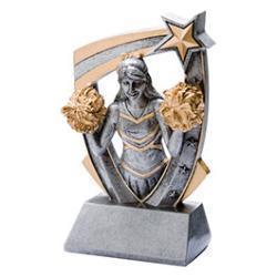 3D Star Cheer Resin Trophy
