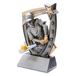 3D Star Softball Resin Trophy