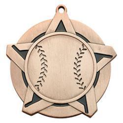 Super Star Baseball Medal - PDU CAT