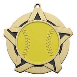 Super Star Softball Medal - PDU CAT