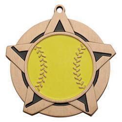 Super Star Softball Medal - PDU CAT