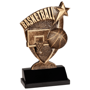 Broadcast Basketball Resin Trophy