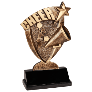 Broadcast Cheer Resin Trophy