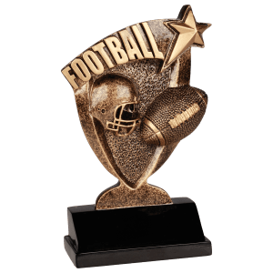 Broadcast Football Resin Trophy