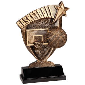 Broadcast Basketball Resin Trophy
