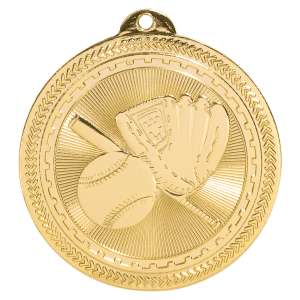 Baseball/Softball Laserable BriteLazer Medal - JDS