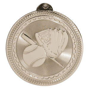 Baseball/Softball Laserable BriteLazer Medal - JDS