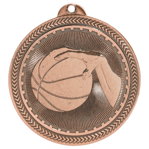 Basketball Laserable BriteLazer Medal - JDS