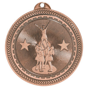 Competitive Cheer Laserable BriteLazer Medal - JDS