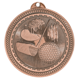 Golf Laserable BriteLazer Medal - JDS