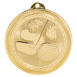 Golf Laserable BriteLazer Medal - JDS