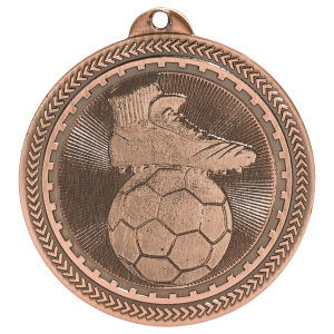 Soccer Laserable BriteLazer Medal - JDS