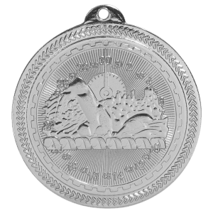 Swimming Laserable BriteLazer Medal - JDS