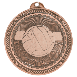Volleyball Laserable BriteLazer Medal - JDS
