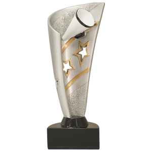 Banner Cheer Resin Trophy
