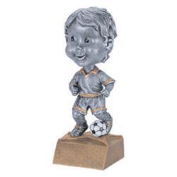 Bobblehead Soccer Resin Trophy