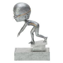Bobblehead Swimming Resin Trophy