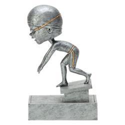 Bobblehead Swimming Resin Trophy