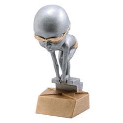 Bobblehead Swimming Resin Trophy