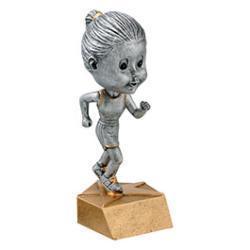 Bobblehead Track Resin Trophy