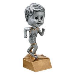 Bobblehead Track Resin Trophy