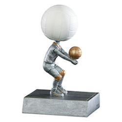 Bobblehead Volleyball Resin Trophy