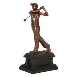 Bronze Golf Resin Trophy