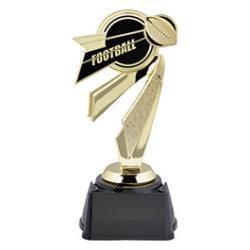 Bullseye Assembled Football Resin Trophy