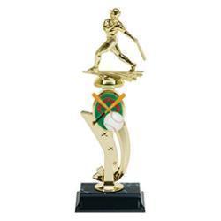 Color Scene Assembled Baseball Resin Trophy