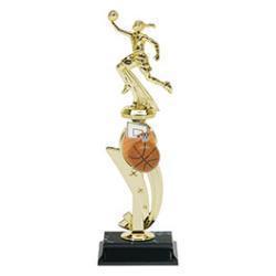 Color Scene Assembled Basketball Resin Trophy