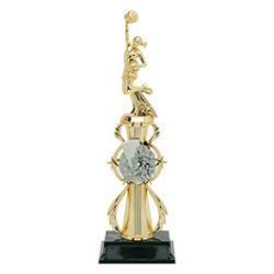 Color Sport Assembled Cheer Resin Trophy