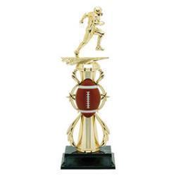 Color Sport Assembled Football Resin Trophy