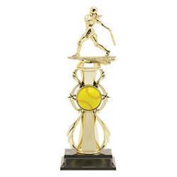 Color Sport Assembled Softball Resin Trophy
