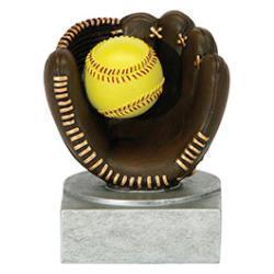 Color Tek Softball Resin Trophy