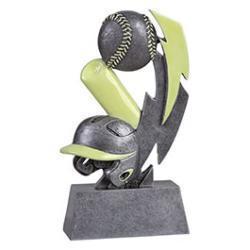Glow In The Dark Baseball Resin Trophy