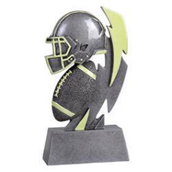 Glow In The Dark Football Resin Trophy