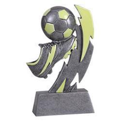 Glow In The Dark Soccer Resin Trophy