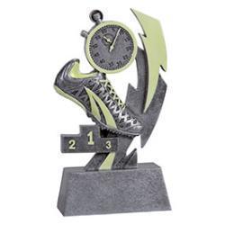 Glow In The Dark Track Resin Trophy