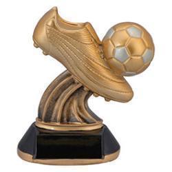 Golden Cleat Soccer Resin Trophy