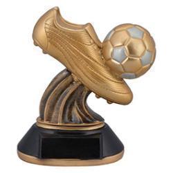 Golden Cleat Soccer Resin Trophy